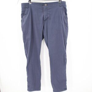KUHL Pants Men's 40 Resistor Lite Chino Cotton Nylon Hiking Adjustable Cuff Blue